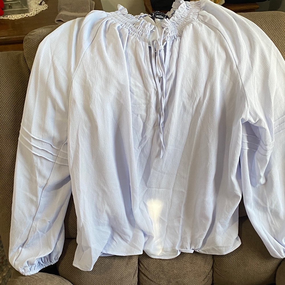 Elegant Lavender Women's Blouse